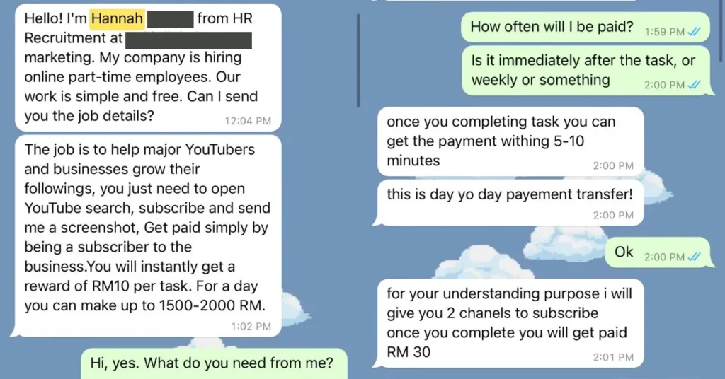 telegram youtube scam malaysia 14